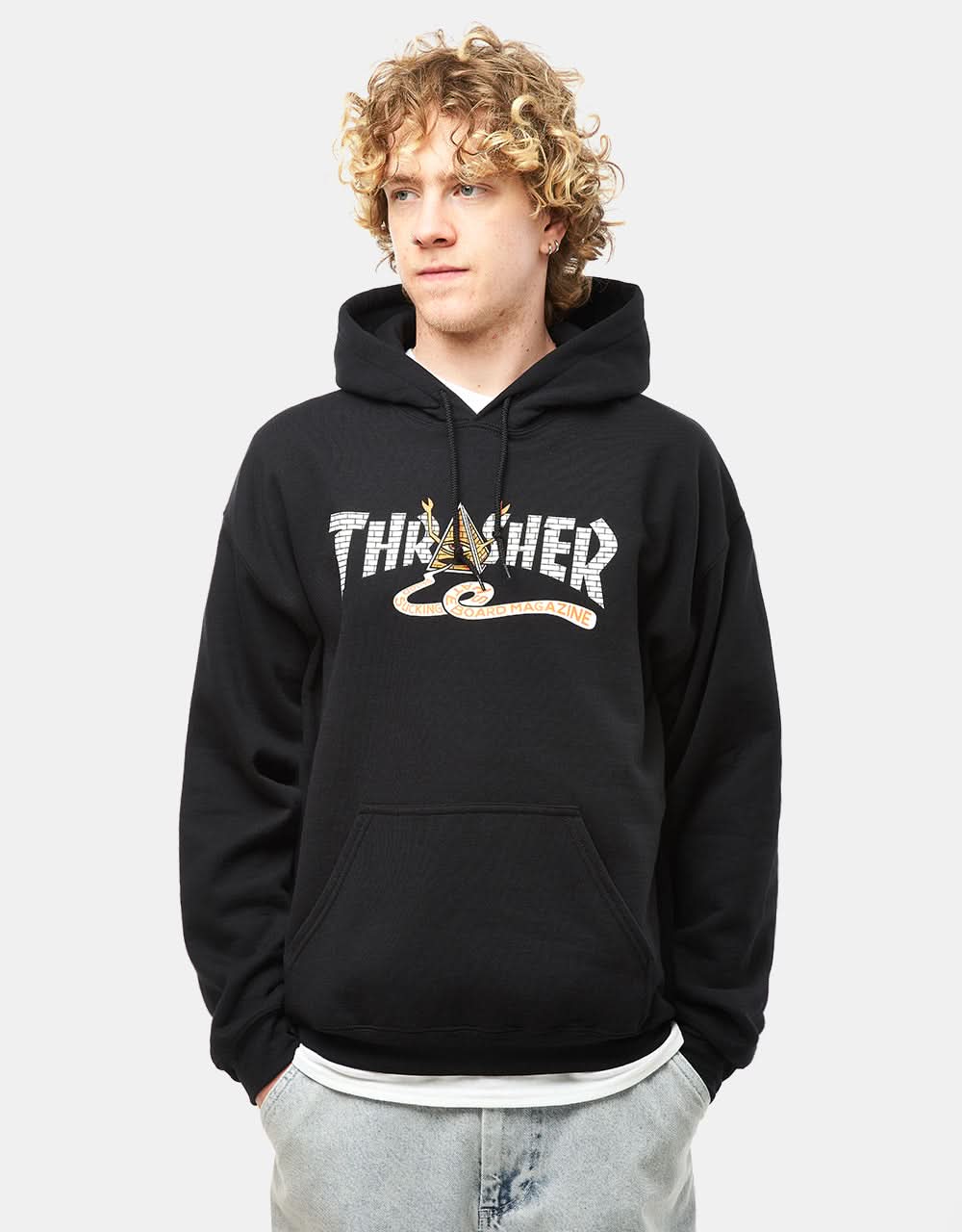 Moletom Thrasher Toy Machine Pyramid - Black/Preto