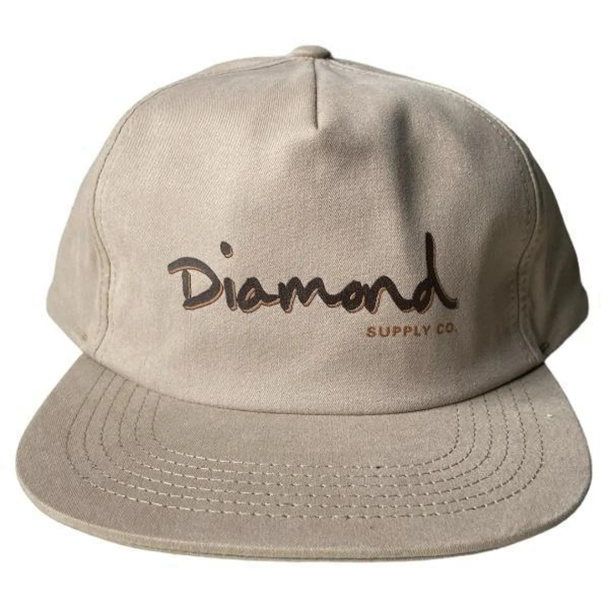 Boné Diamond OUTLINE STRAPBACK - Sand/Bege