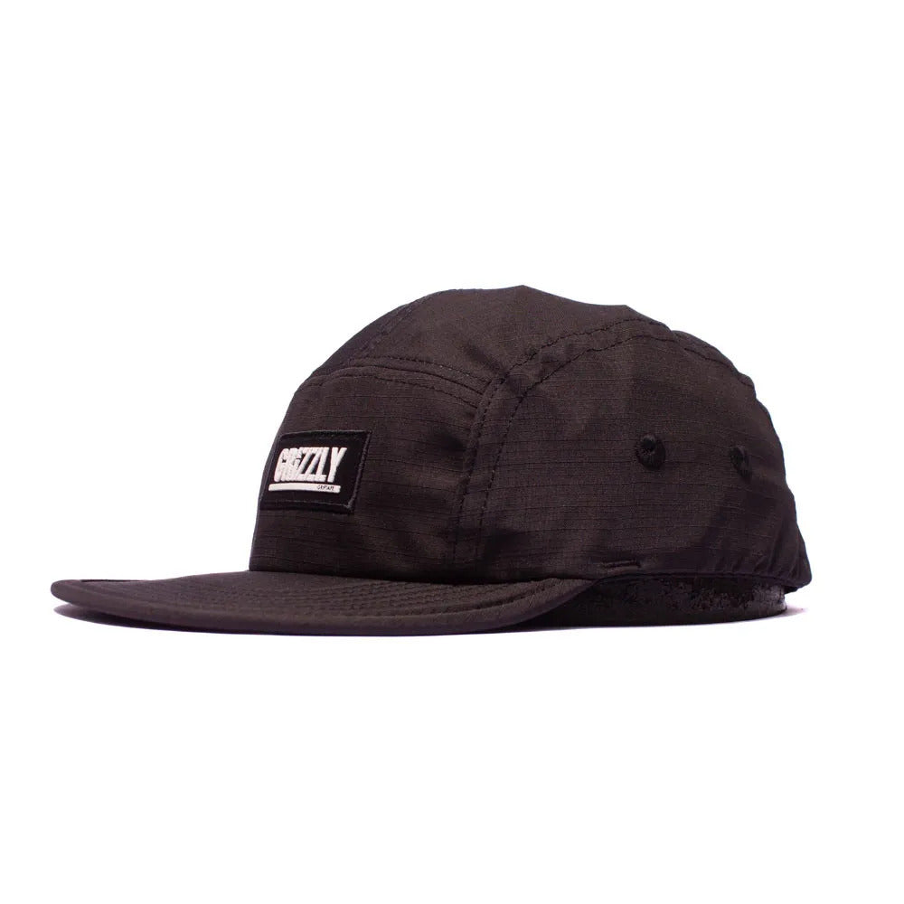 Boné Grizzly OG STAMP 5 PANEL - Black/preto