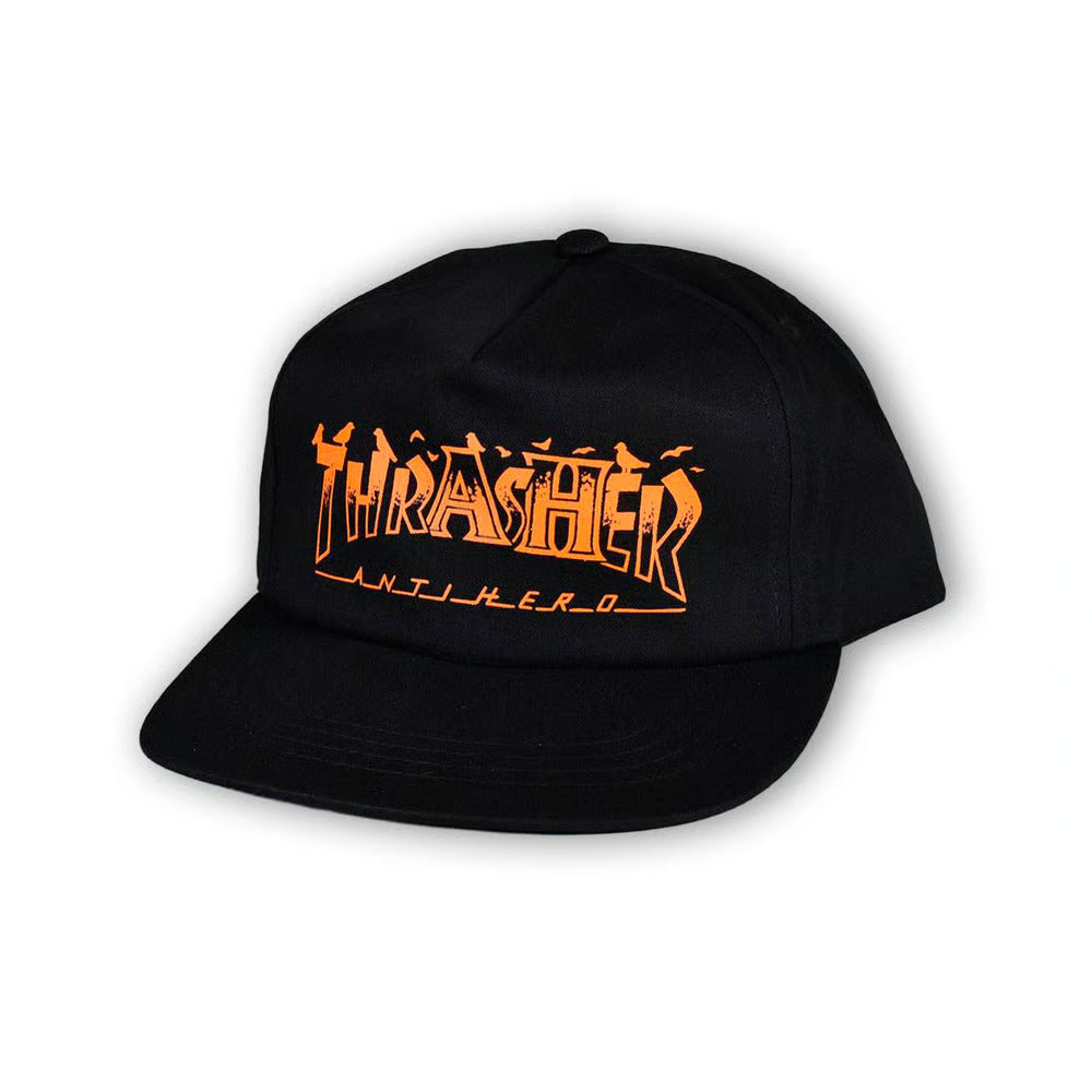 Boné Thrasher x Anti hero SNAPBACK PIGEON Black/Preto