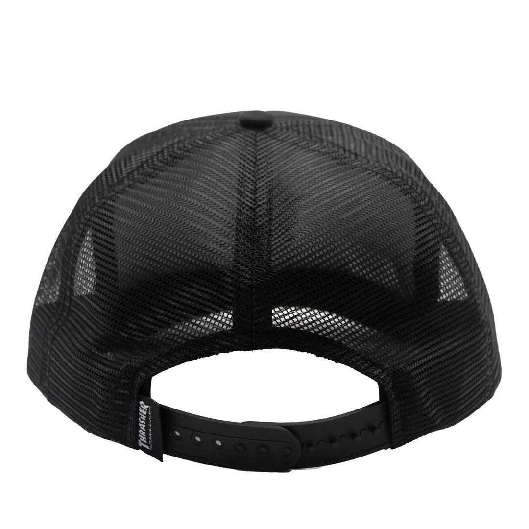 Boné Thrasher x Anti hero TRUCKER PIGEON Black/preto