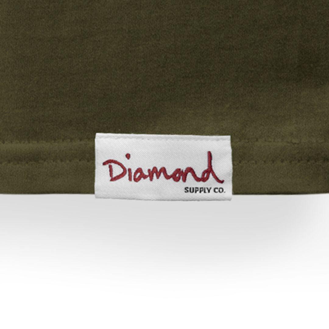Camiseta Diamond Supply - BREAKFAST TEE - Verde MIlitar