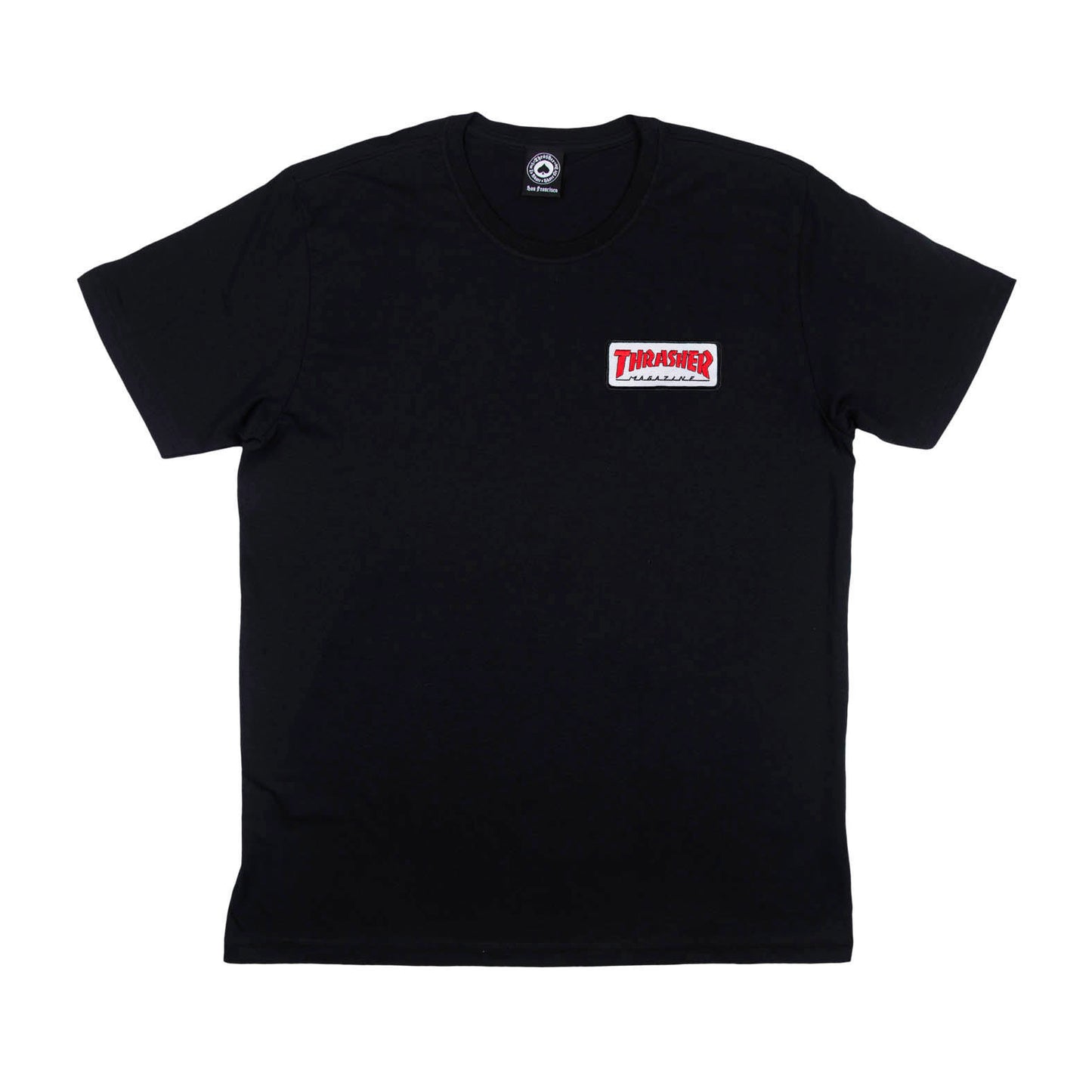 Camiseta Thrasher PATCH LOGO - Black/Preta