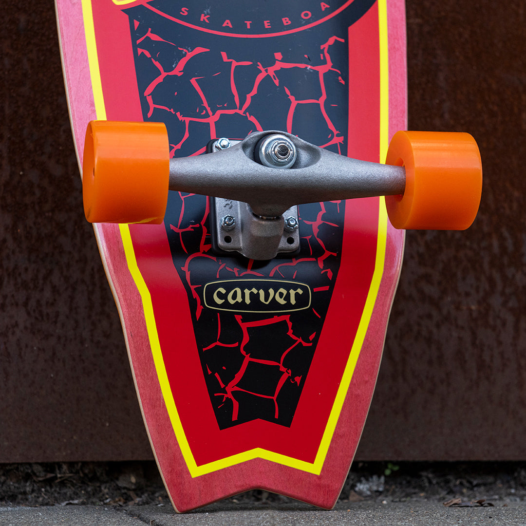 Cruiser Completo SANTA CRUZ FLAME DOT SHARK CARVER 9.85