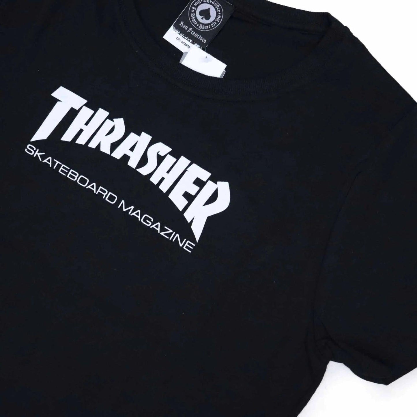 Camiseta Feminina Thrasher Magazine Skate Mag - Black/Preto