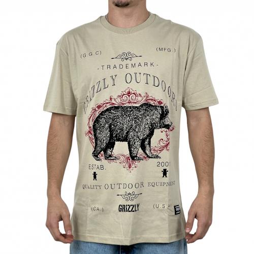 Camiseta Grizzly Certifed Tee Sand/Bege
