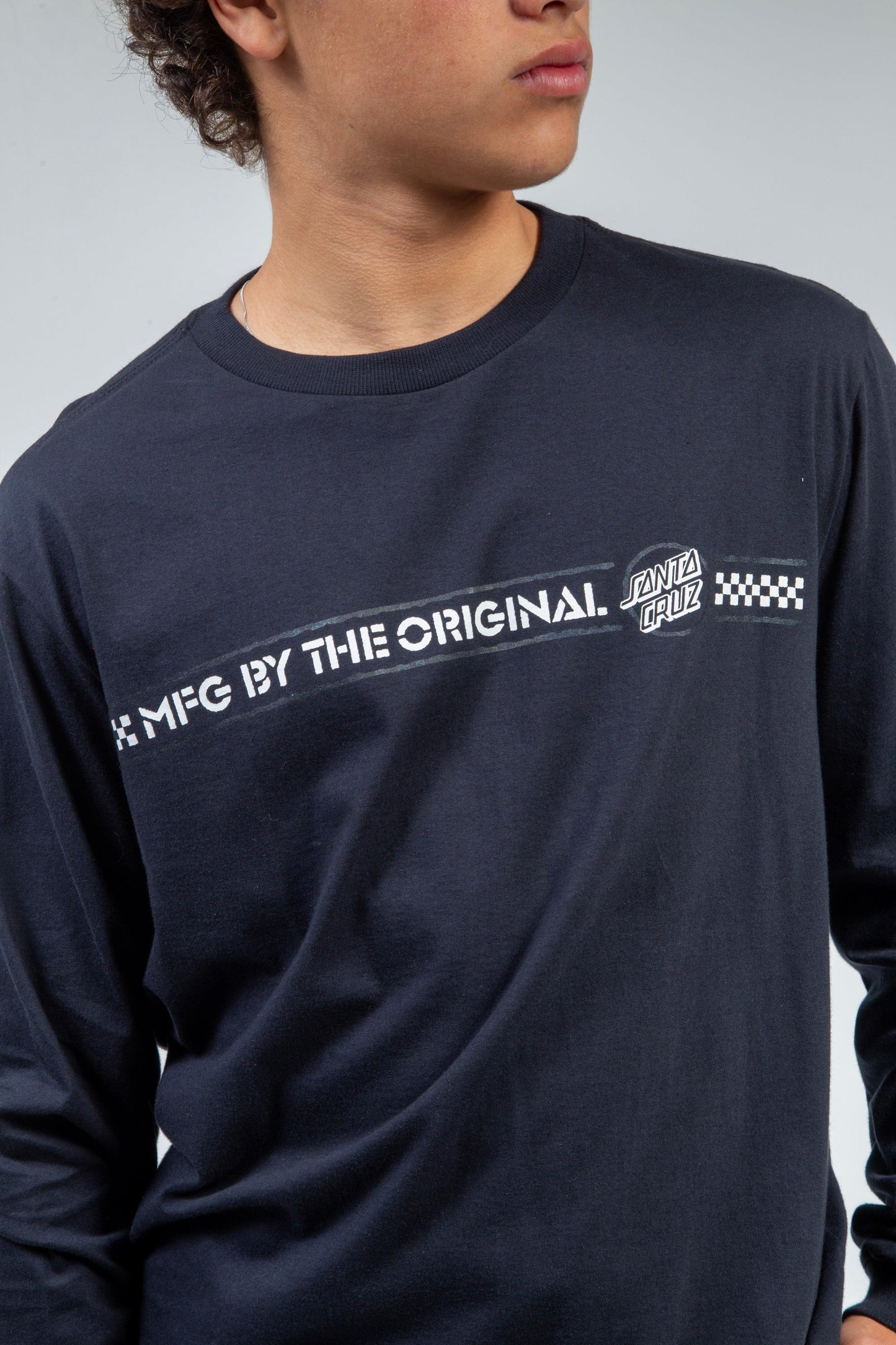 Camiseta Manga Longa Santa Cruz skate BREAKER DOT SS - Preto/Black
