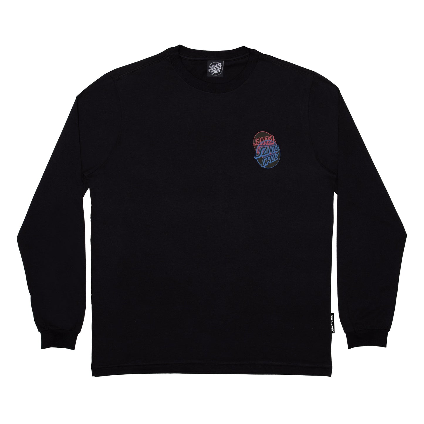 Camiseta Manga Longa Santa Cruz skate DISSECT HAND LS - Preto/Black