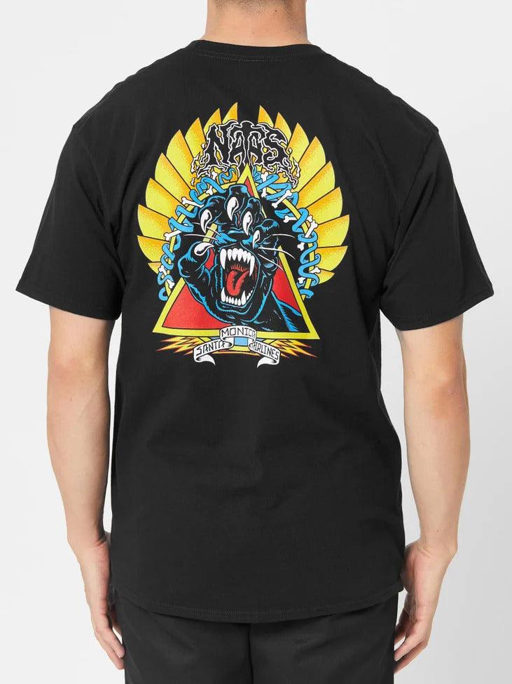 Camiseta Santa Cruz NATAS SCREAMING PANTHER SS - Preto/Black