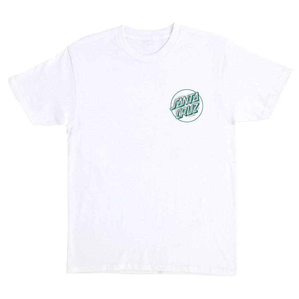 Camiseta Santa Cruz skate BEGINNING DOT SS - Branca/white