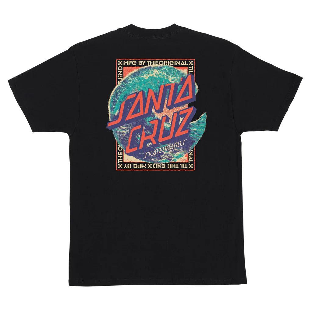 Camiseta Santa Cruz skate BREAKER DOT SS - Preto/Black