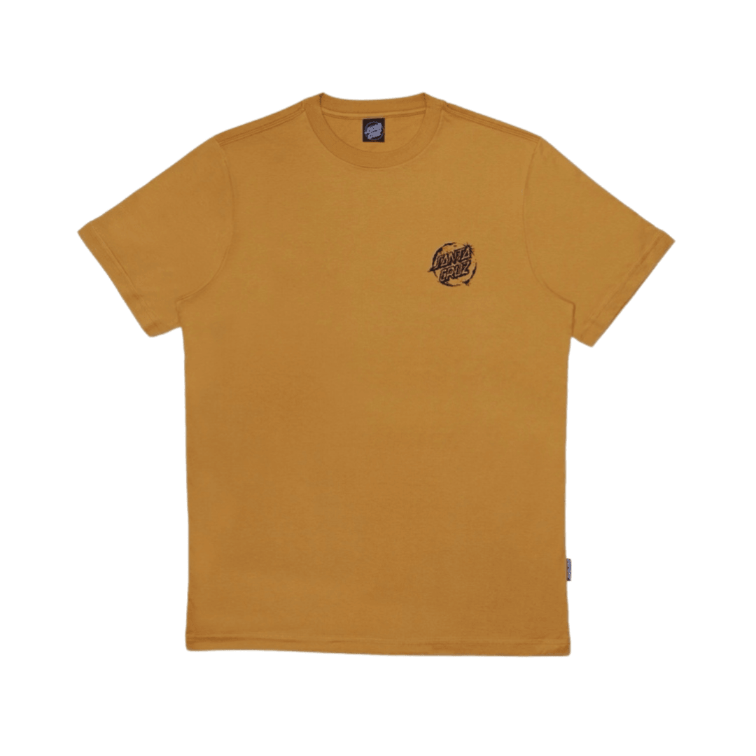 Camiseta Santa Cruz skate ERODE DOT MONO - Marrom Claro / Brown