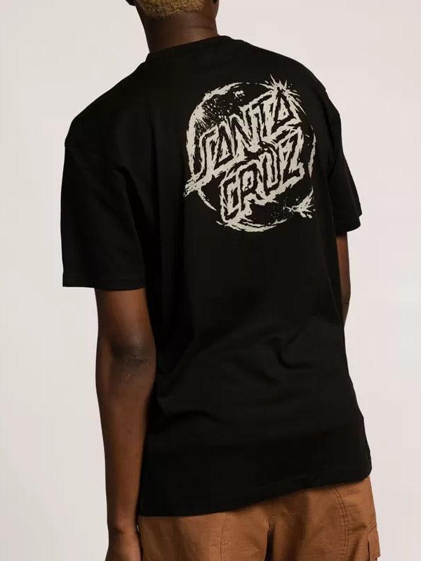 Camiseta Santa Cruz skate ERODE DOT MONO - Preto/Black