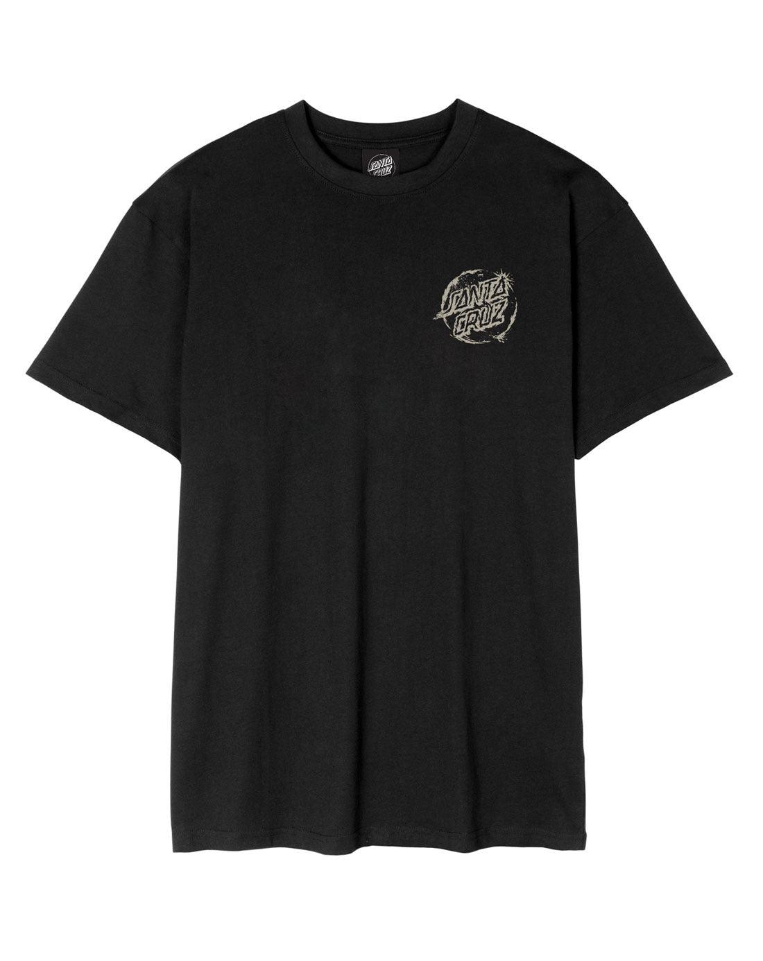Camiseta Santa Cruz skate ERODE DOT MONO - Preto/Black