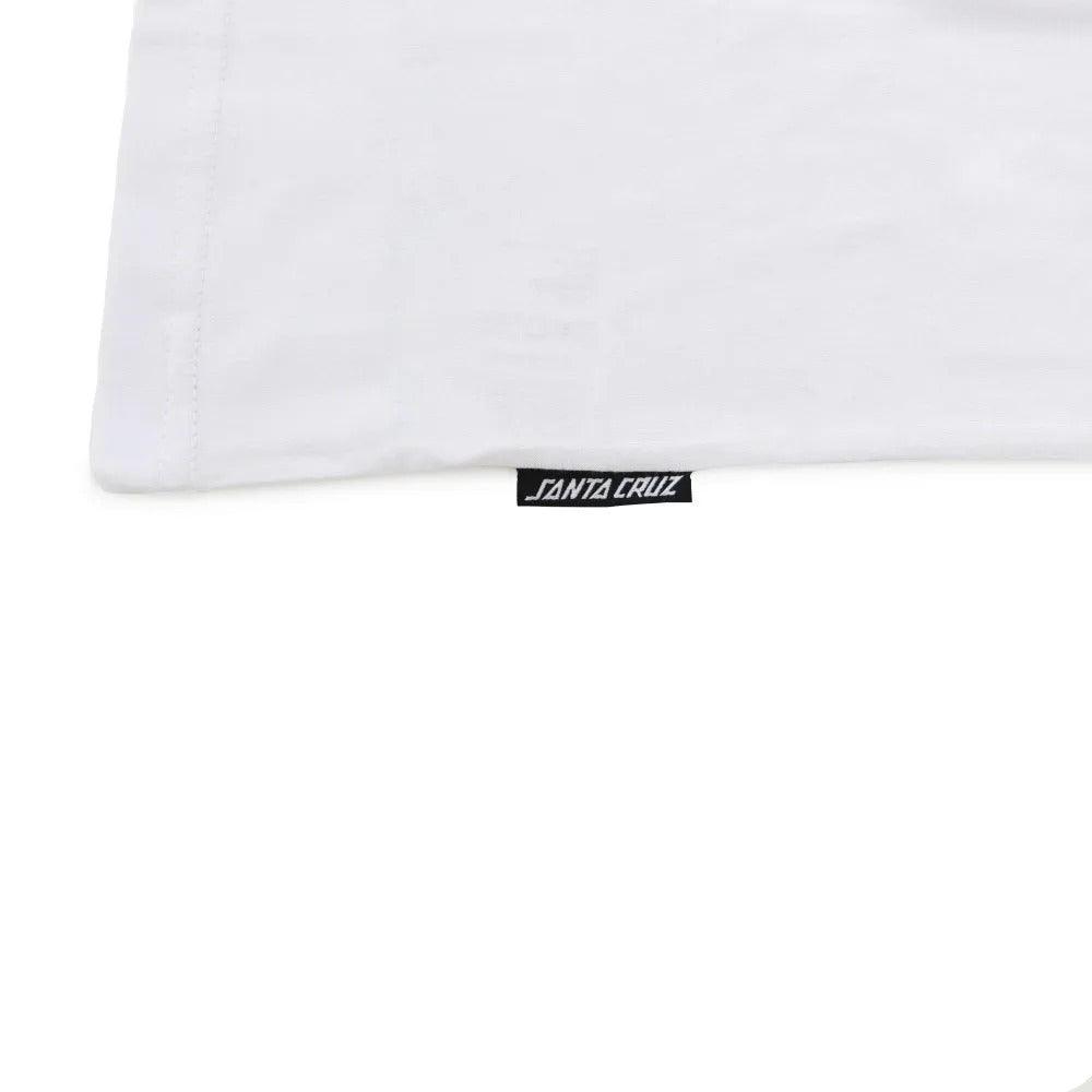 Camiseta Santa Cruz skate MFG DOT MONO - White/branco