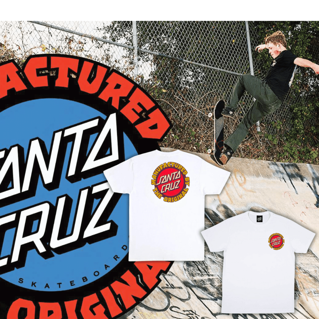 Camiseta Santa Cruz skate SPEED MFG DOT SS - Branca/white