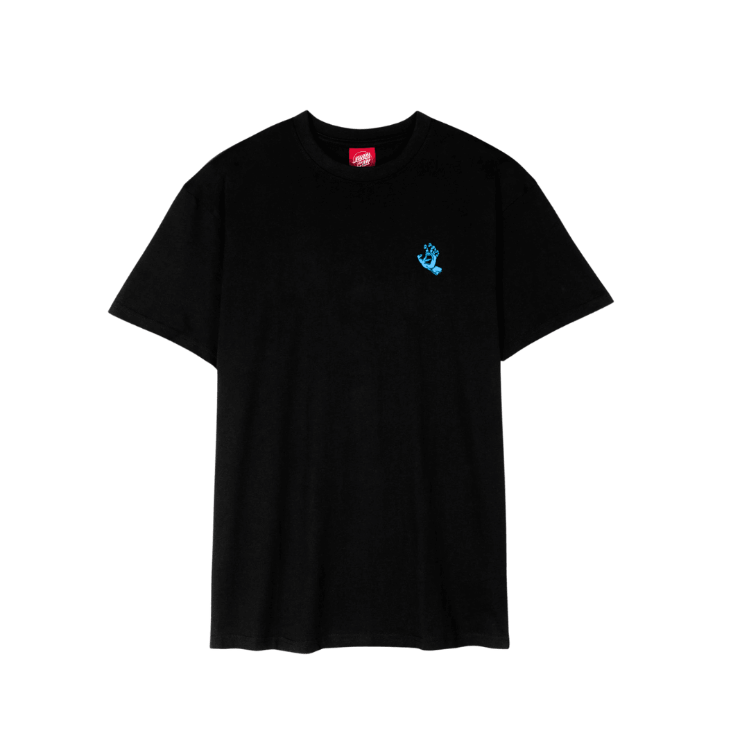 Camiseta Santa Cruz skate PLATTER SS - Preto/Black