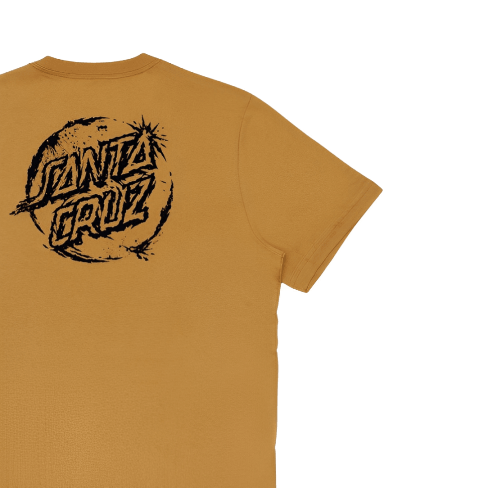 Camiseta Santa Cruz skate ERODE DOT MONO - Marrom Claro / Brown
