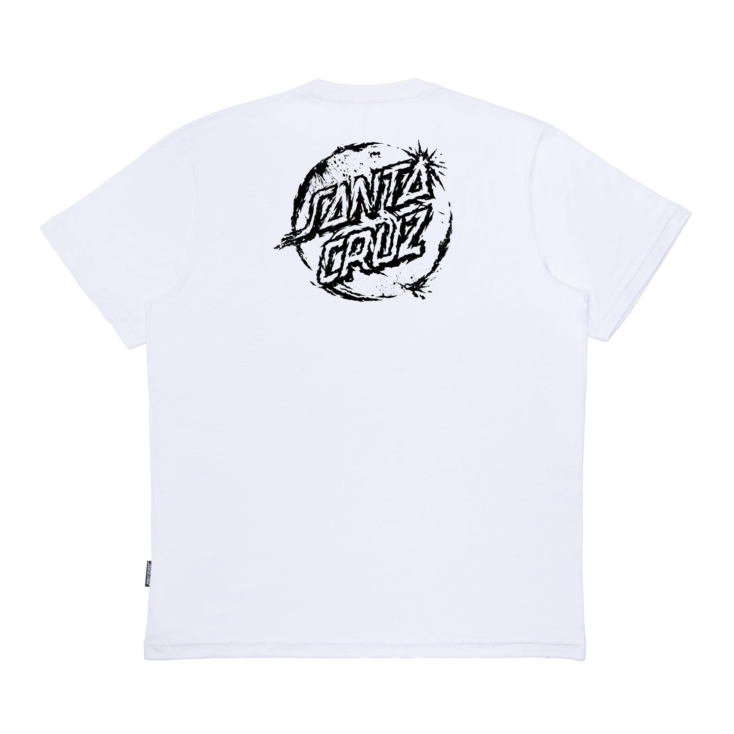 Camiseta Santa Cruz skate ERODE DOT MONO - White/ Branco