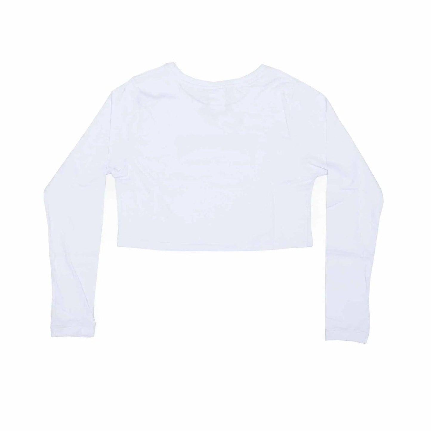 Camiseta Thrasher - Skatemag Crop manga longa - White/Branca
