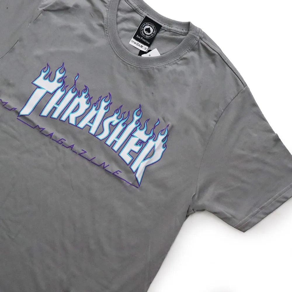 Camiseta Thrasher magazine LOGO SKY - Grey/Cinza