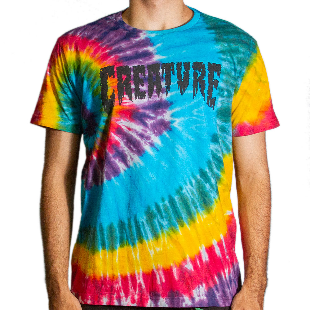 Camiseta Creature ESPECIAL SHREDDED TIE DYE - Colorfull