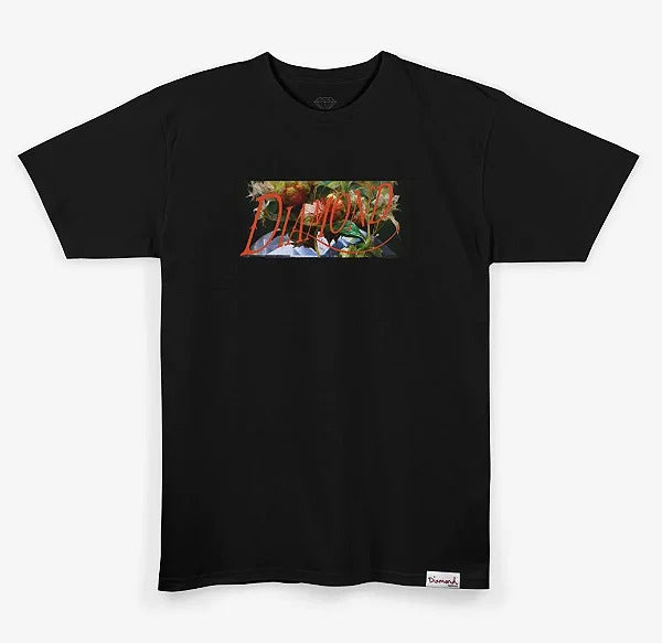 Camiseta Diamond BOUQUET TEE - Black/preto