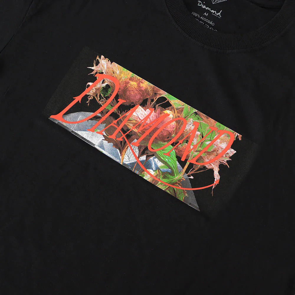 Camiseta Diamond BOUQUET TEE - Black/preto