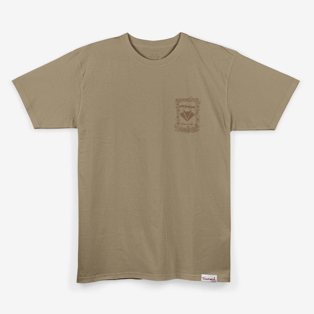 Camiseta Diamond Supply -25 YEARS TEE - Sand/ Bege