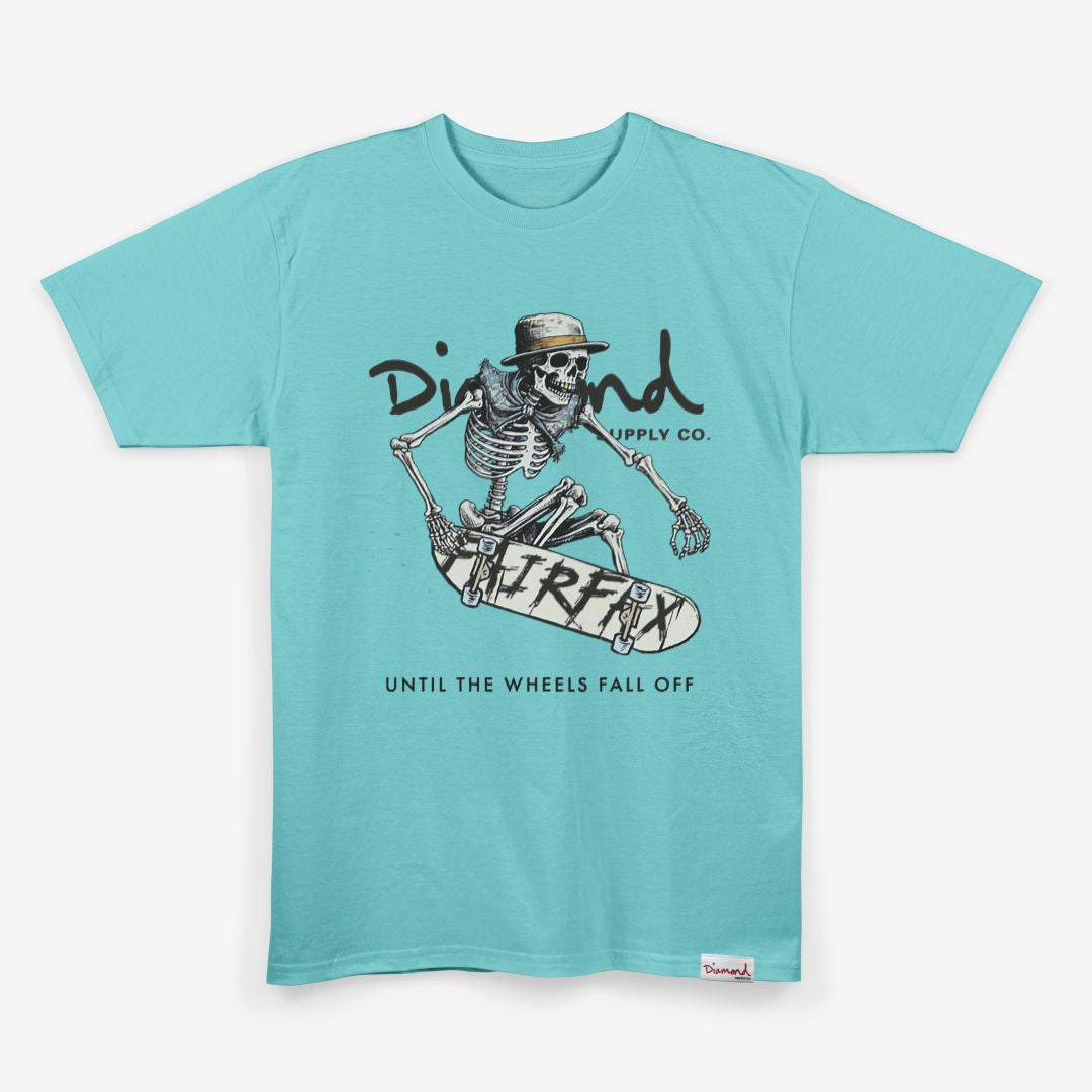 Camiseta Diamond Supply - SKULL TAIL GRAB TEE - DIAMOND BLUE