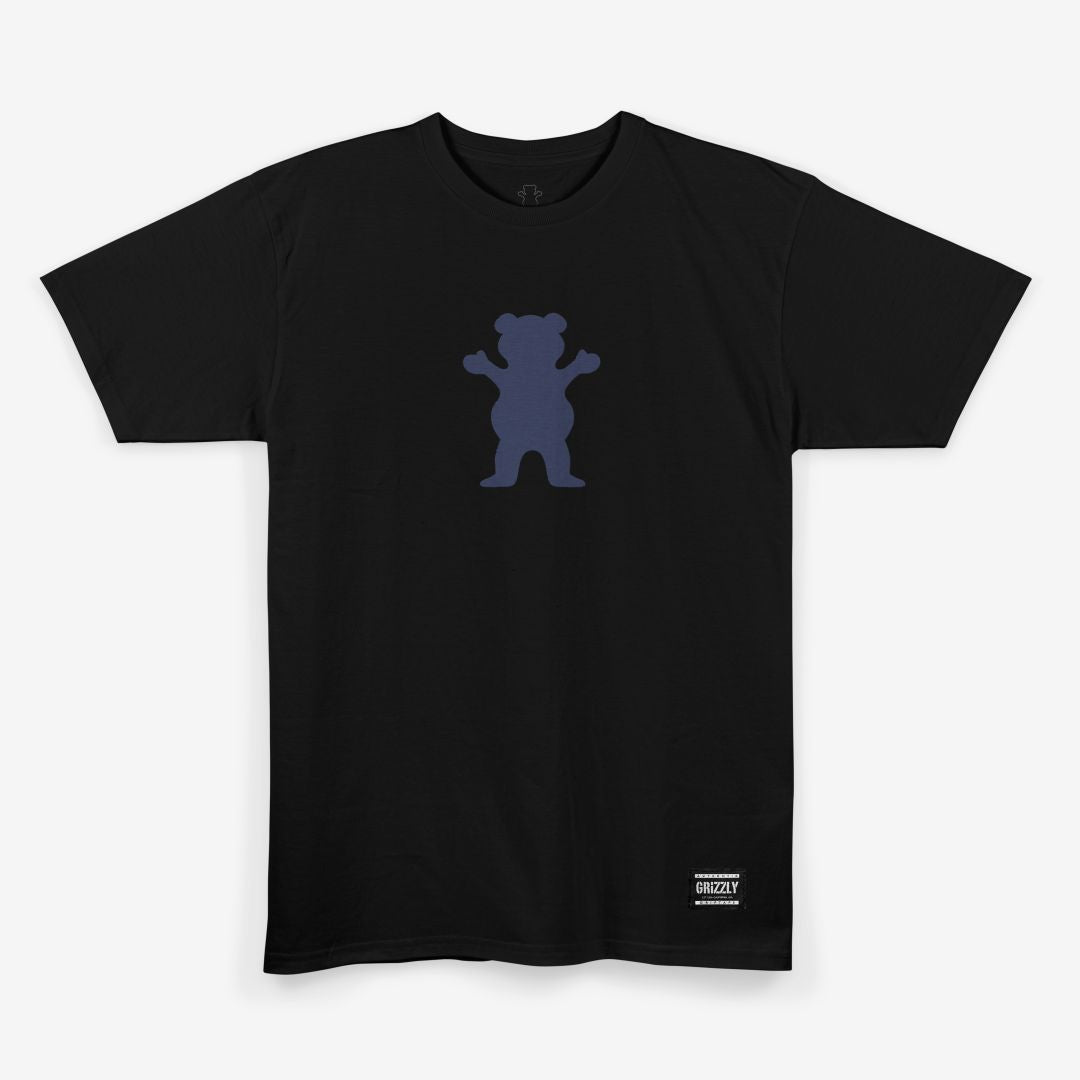 Camiseta Grizzly GRIZZLY BACK SCRIPT LOGO TEE - Black/preto