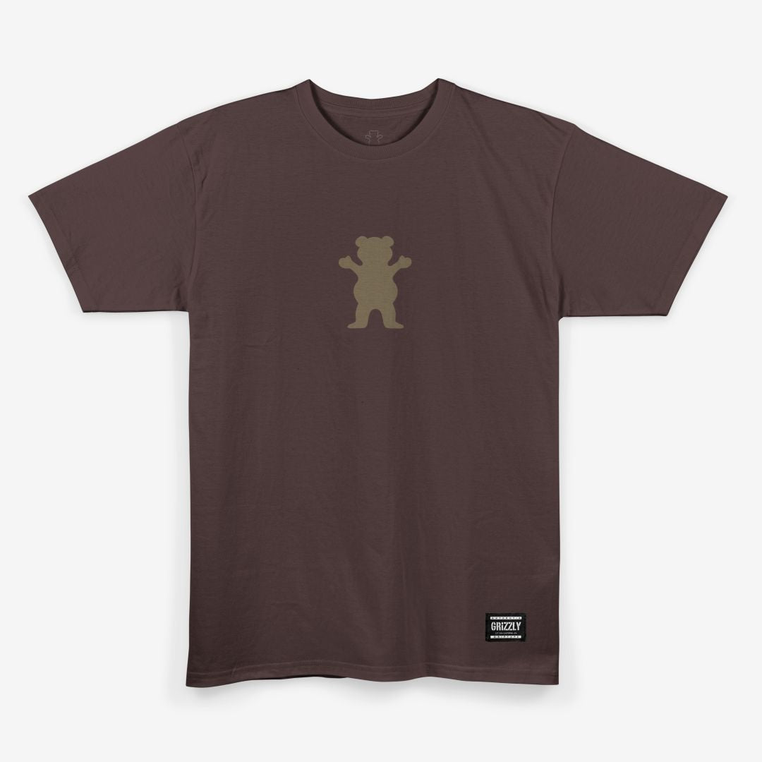 Camiseta Grizzly GRIZZLY BACK SCRIPT LOGO TEE - Brown/Marrom