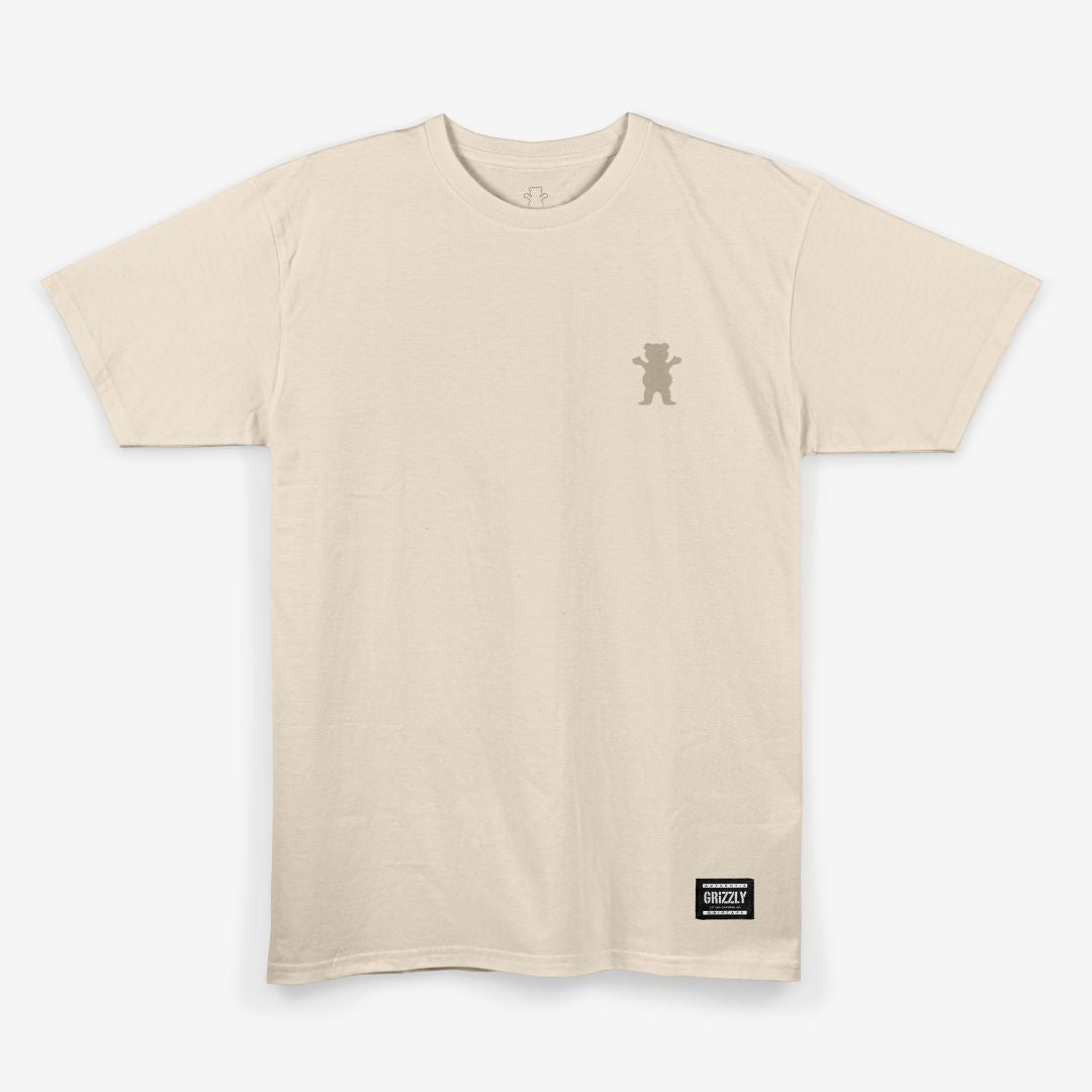 Camiseta Grizzly GRIZZLY MINI OG BEAR TEE Bone/ Branco Creme