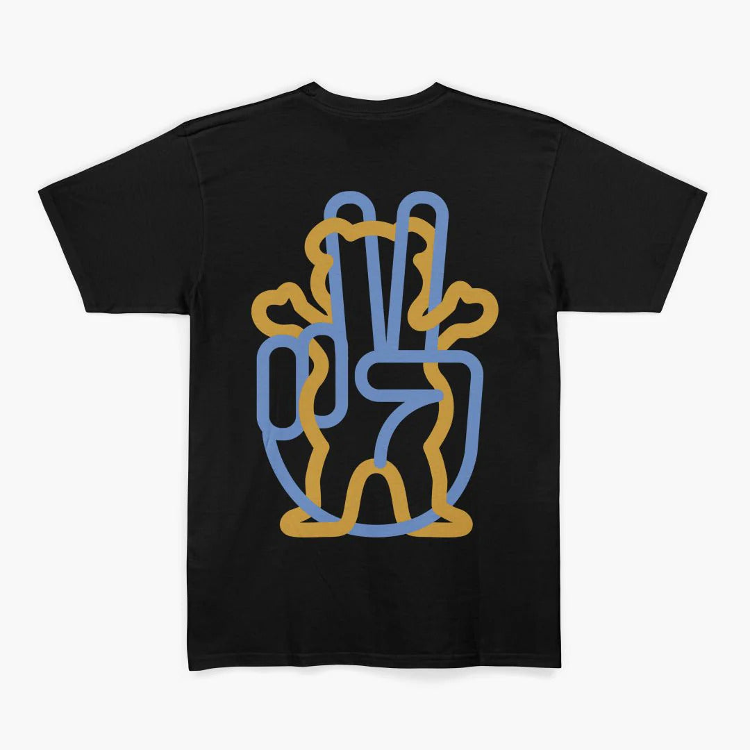 Camiseta Grizzly GRIZZLY PEACE OUT TEE - Black/Preto