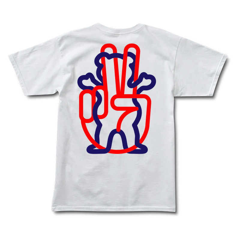 Camiseta Grizzly GRIZZLY PEACE OUT TEE - White/Branco