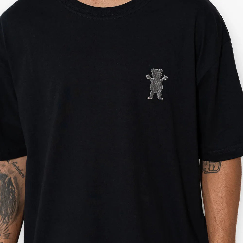 Camiseta Grizzly Mini Og Bear - Black