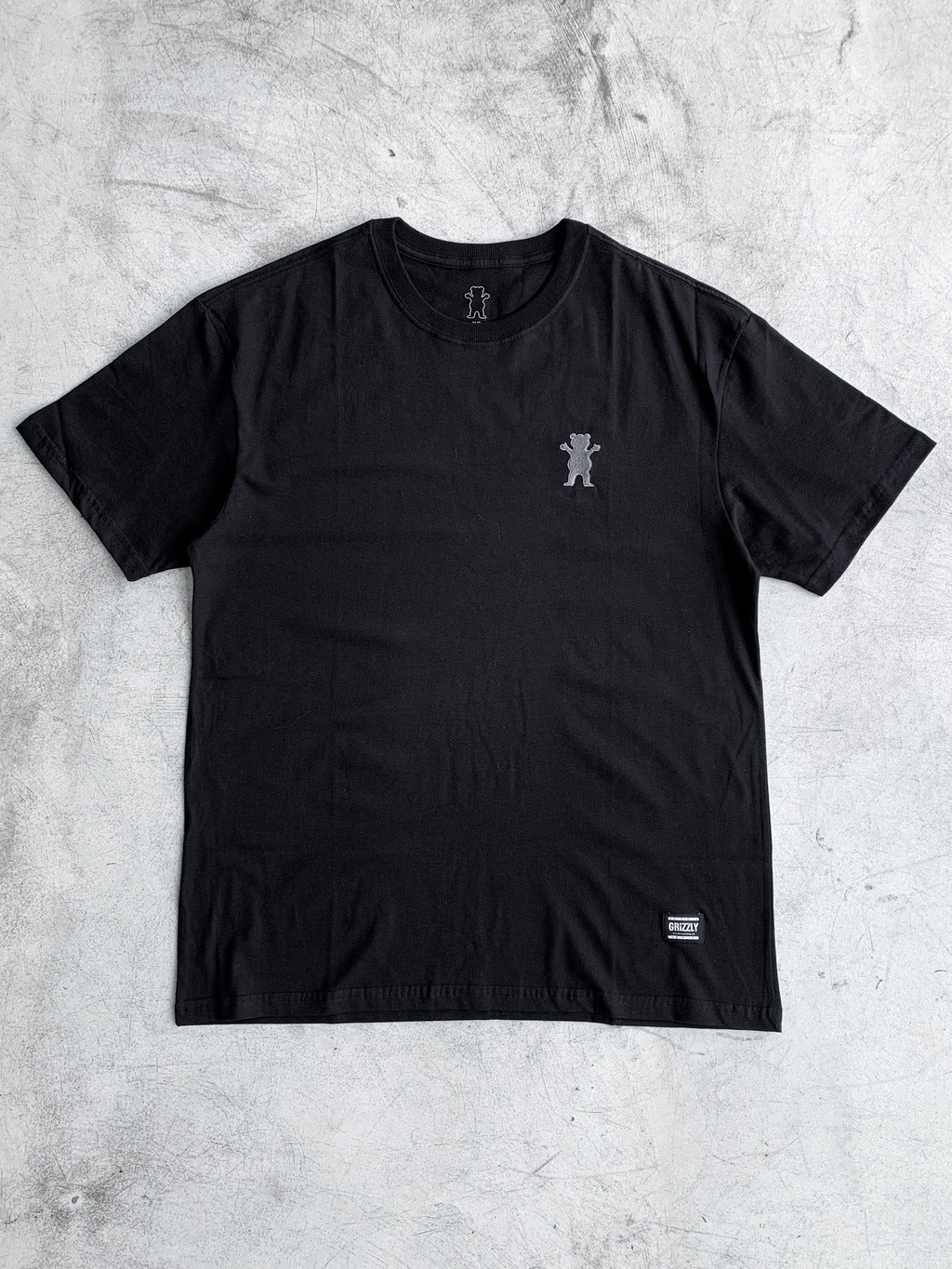 Camiseta Grizzly Mini Og Bear - Black