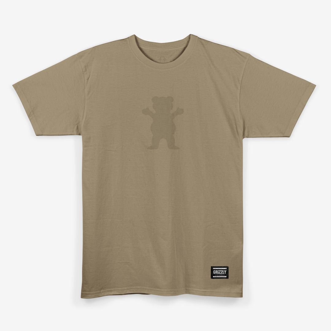 Camiseta Grizzly OG BEAR TEE - Sand/Bege
