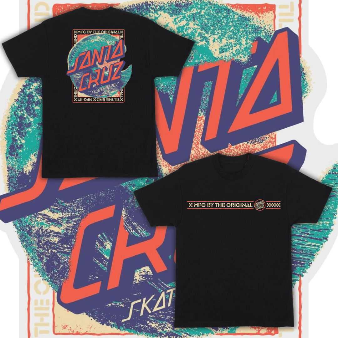 Camiseta Santa Cruz skate BREAKER DOT SS - Preto/Black
