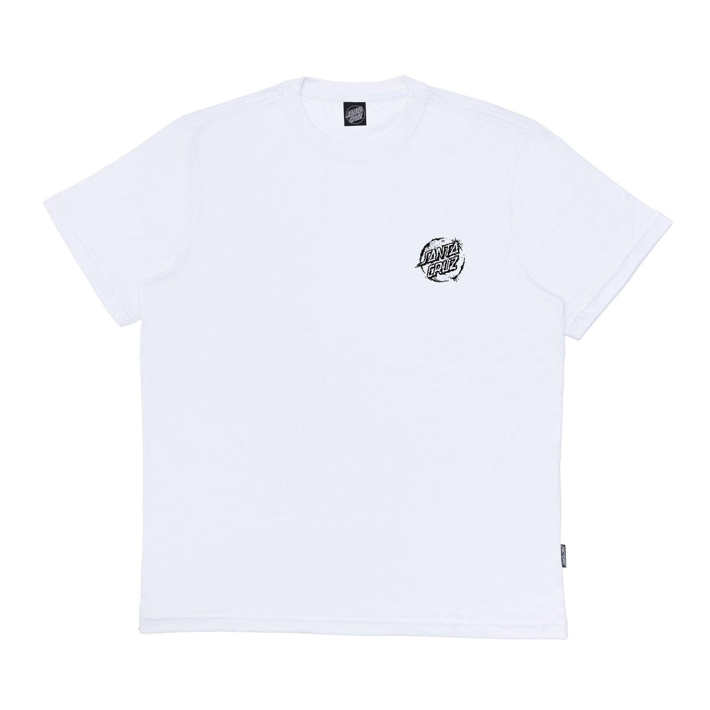 Camiseta Santa Cruz skate ERODE DOT MONO - White/ Branco