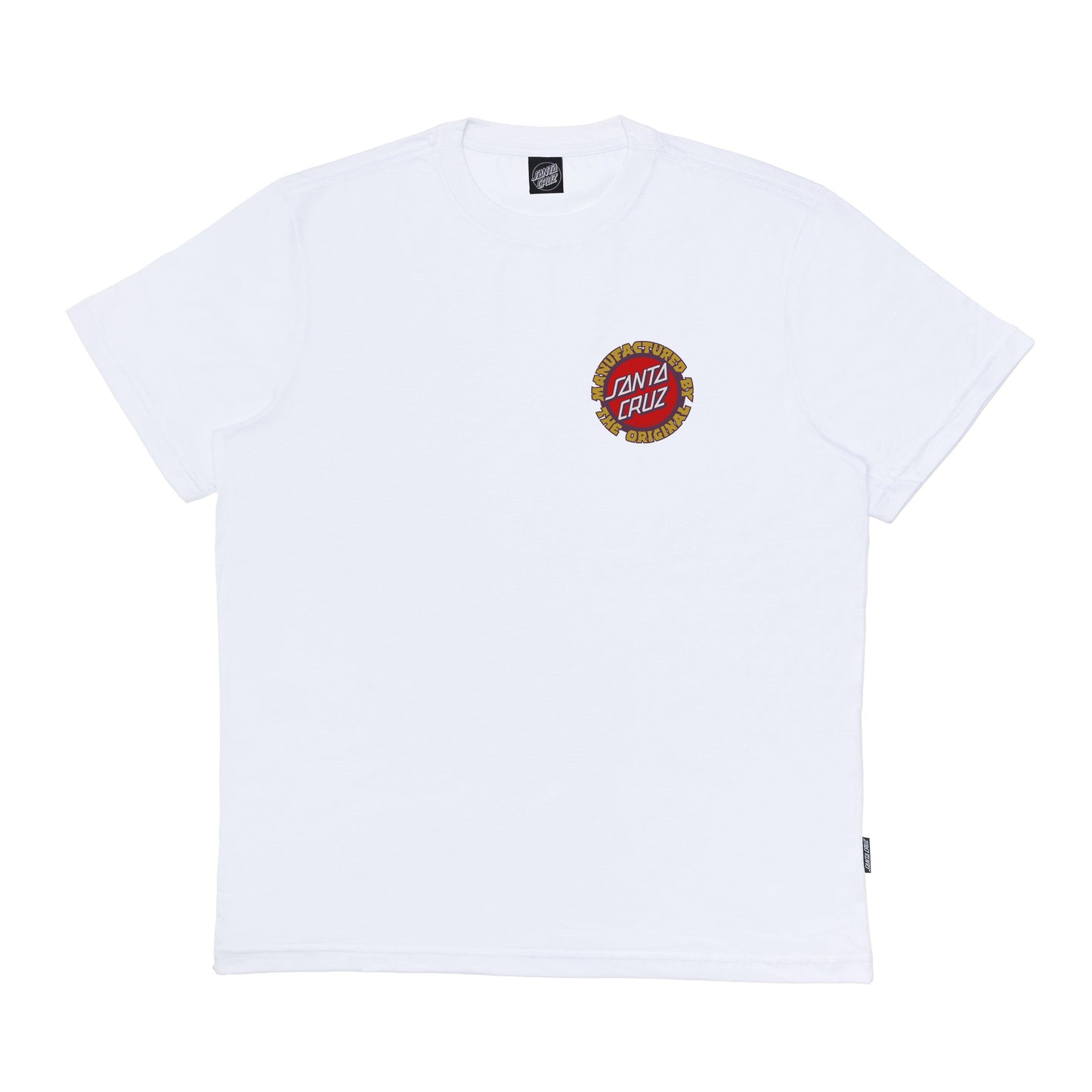 Camiseta Santa Cruz skate SPEED MFG DOT SS - Branca/white