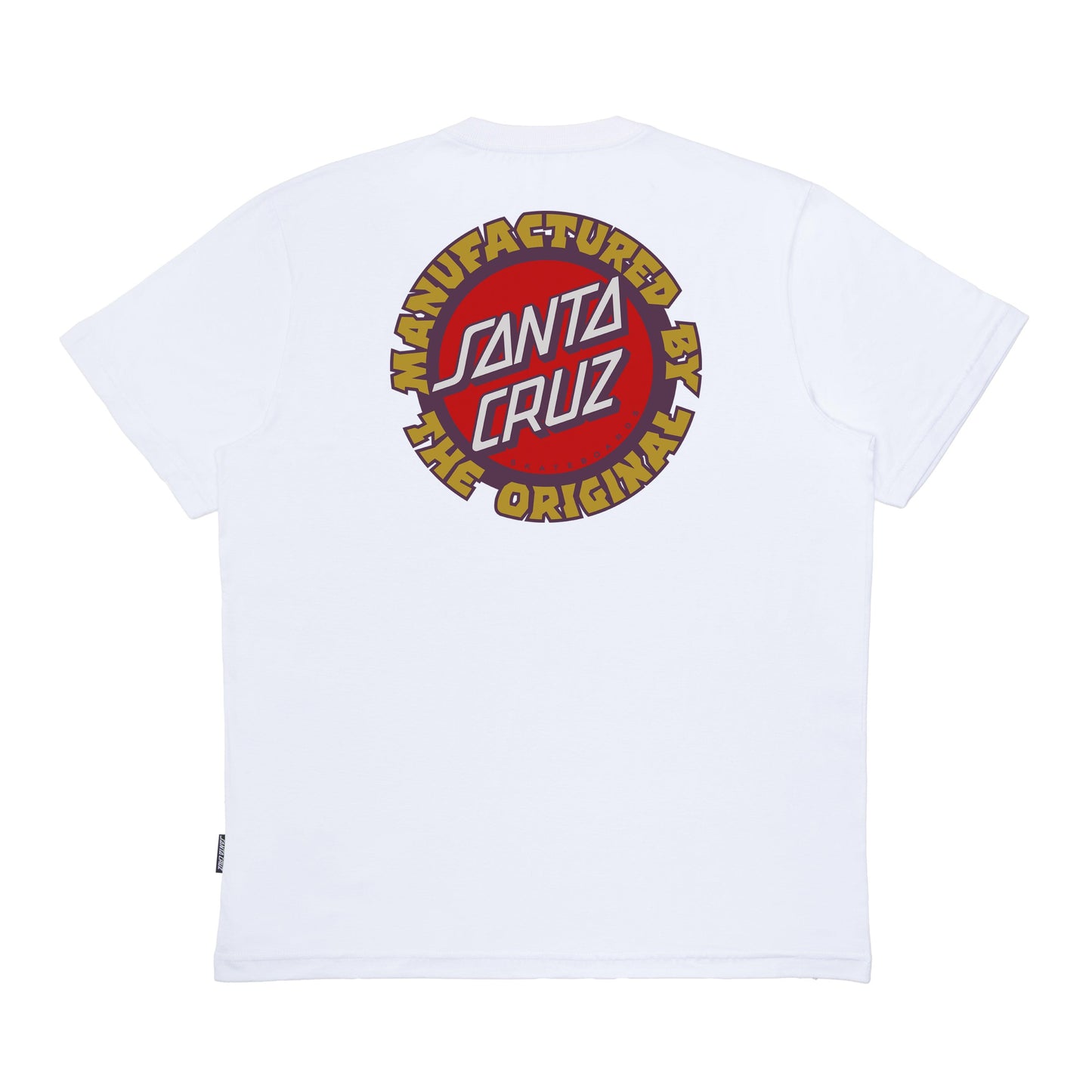 Camiseta Santa Cruz skate SPEED MFG DOT SS - Branca/white