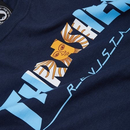 Camiseta Thrasher Argentina Revista Blue/Azul Marinho