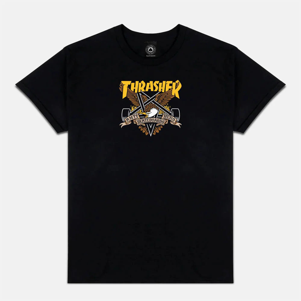 Camiseta Thrasher magazine x Anti hero EAGLEGRAM Black/Preto