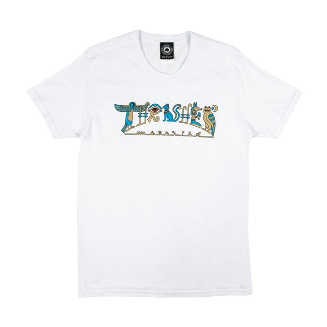 Camiseta Thrasher magazine HIEROGLYPHICS - White/Branco