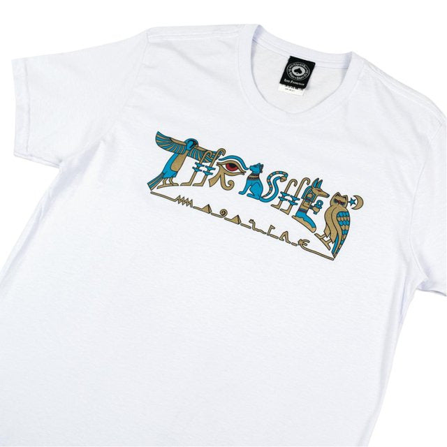 Camiseta Thrasher magazine HIEROGLYPHICS - White/Branco