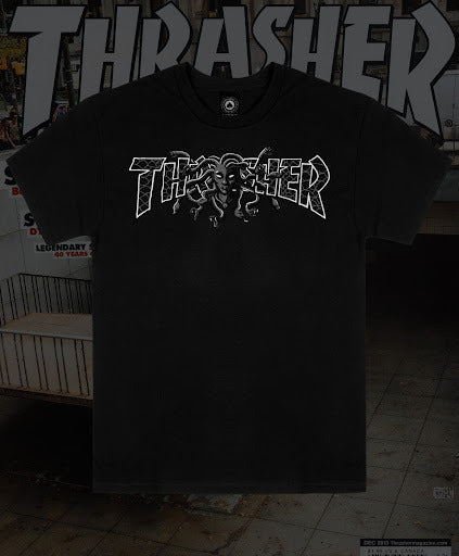 Camiseta Thrasher magazine MEDUSA - Black/Preto