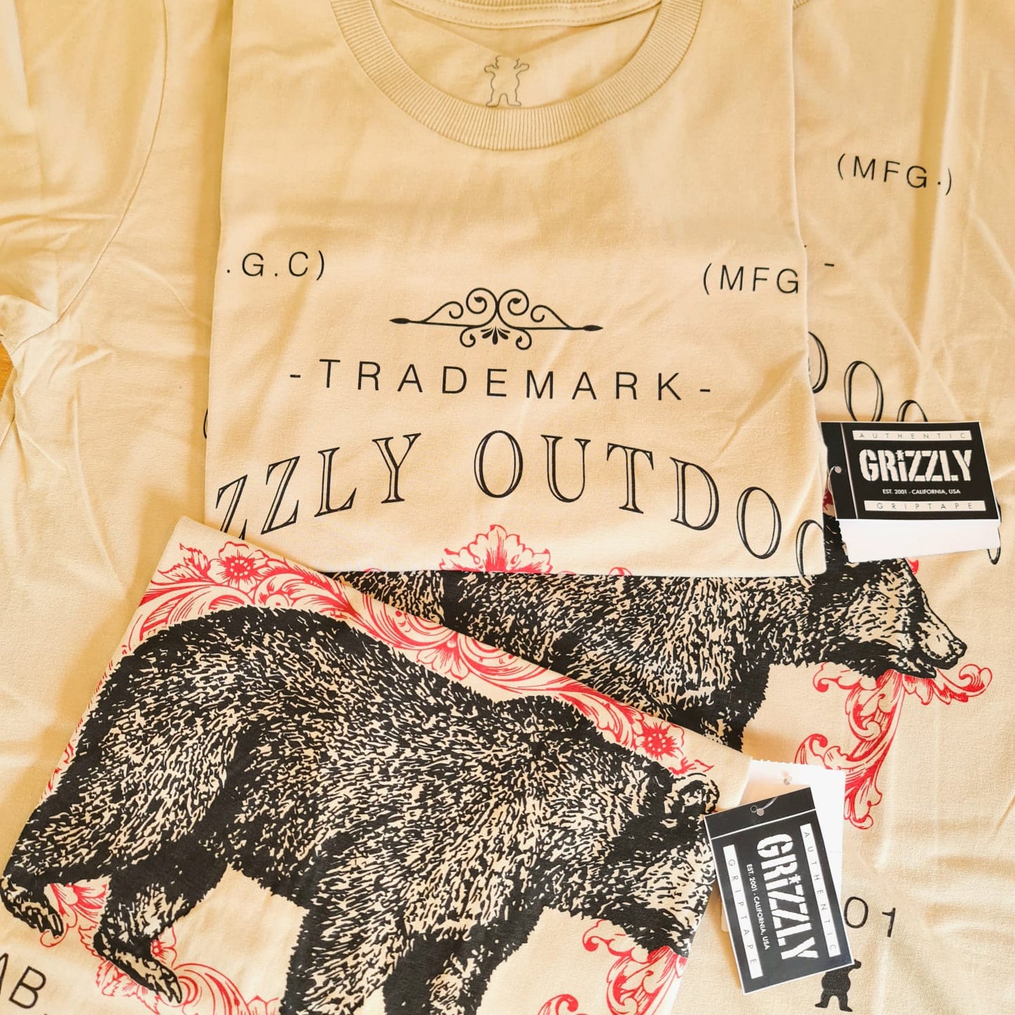 Camiseta Grizzly Certifed Tee Sand/Bege