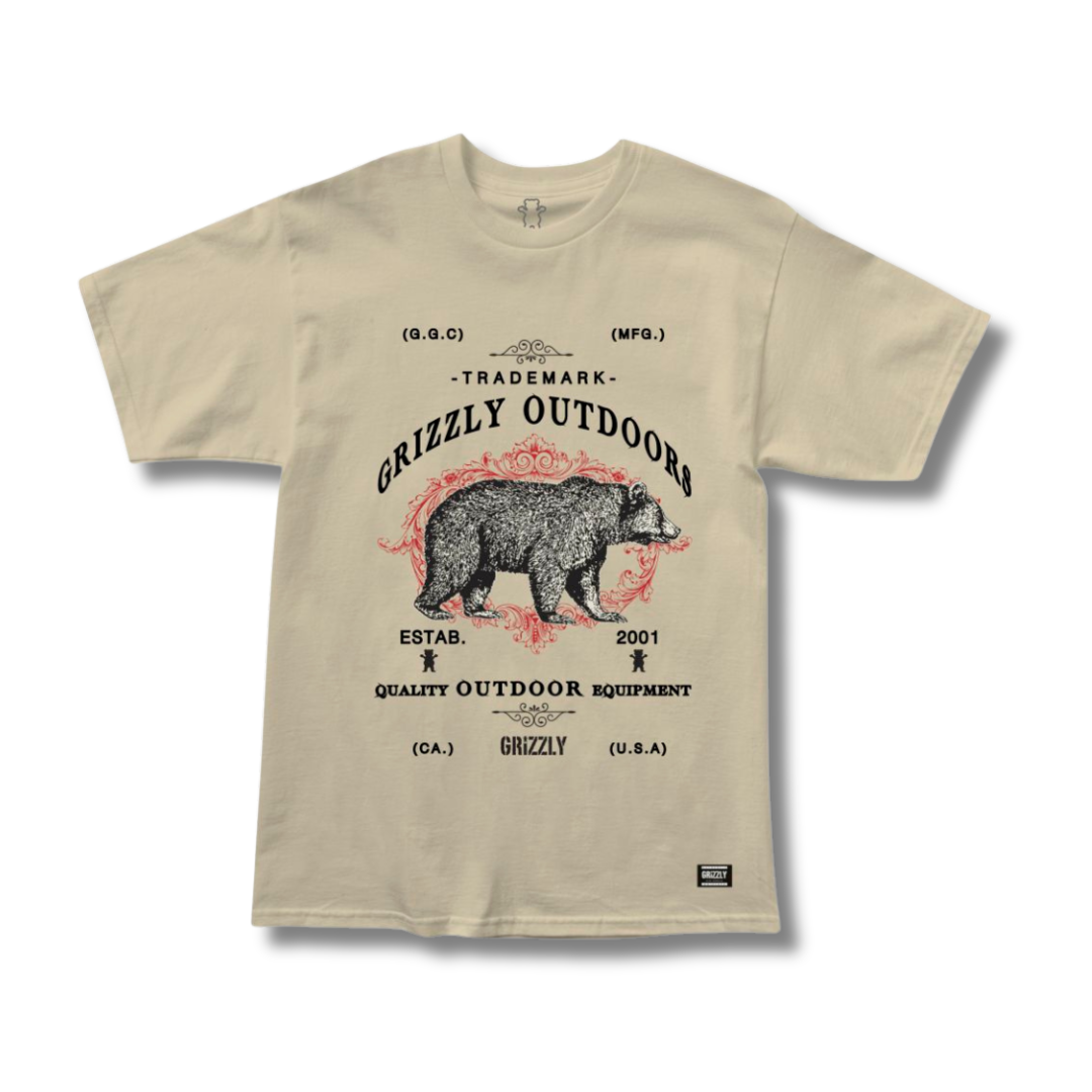 Camiseta Grizzly Certifed Tee Sand/Bege