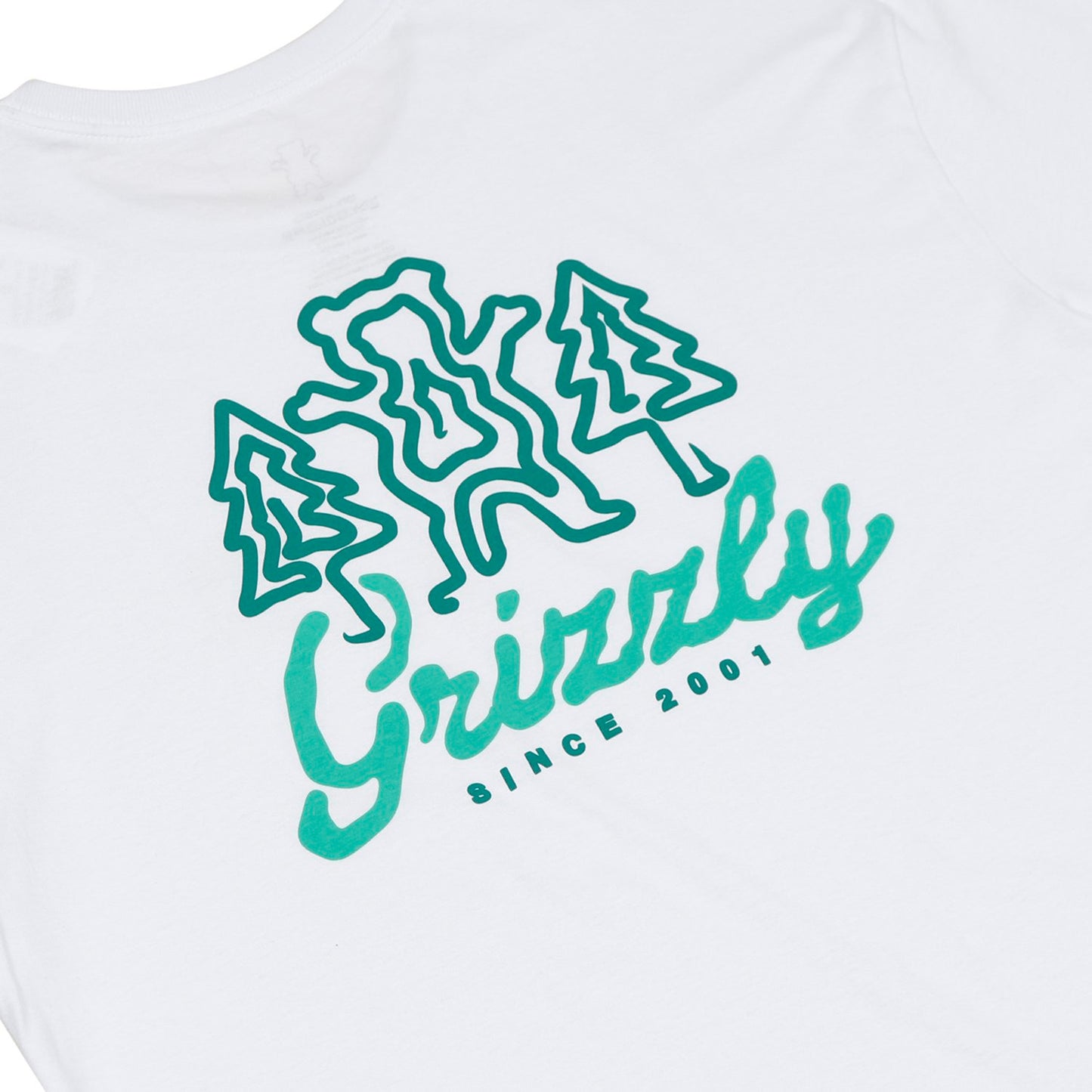 Camiseta Grizzly GRIZZLY WINDY CREEK SS TEE - White/Branco